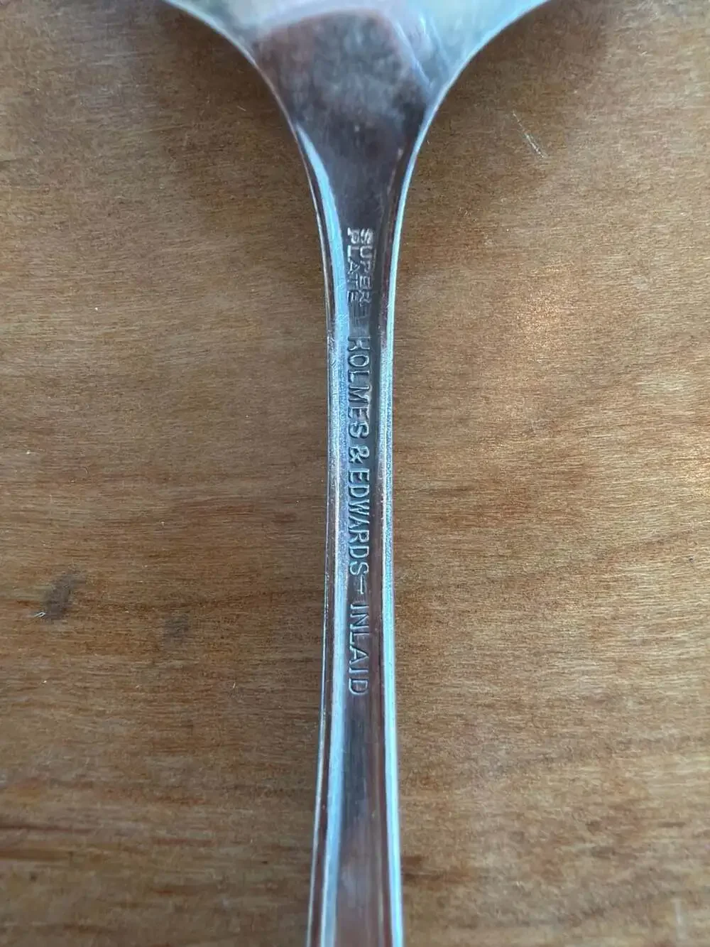 Set of‎ 4 Holmes & Edwards Lovely/Anniversary Pattern Silverplate Soup Spoons